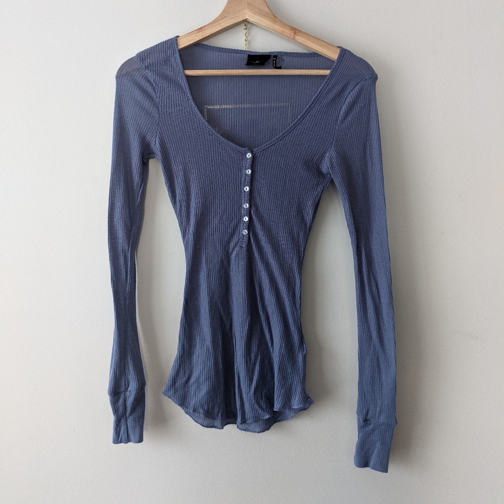 Urban Outfitters sheer long sleeve.